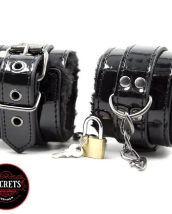 Secrets Iron Chain & Copper Lock BSDM Cuffs