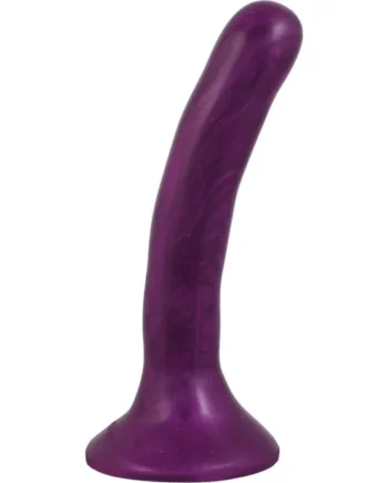 Sedeux Please Silicone Pegging Dildo 5 Inch Purple Sportsheets