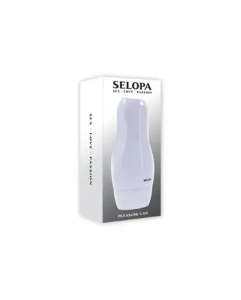 Selopa Pleasure Can Vibrating Masturbator, White