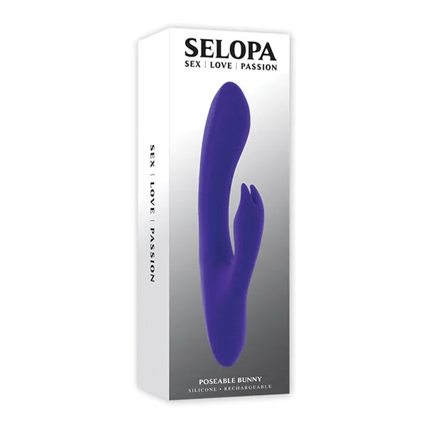 Selopa Poseable Bunny Rabbit Vibrator – Purple