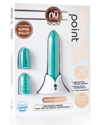 Sensuelle Point Plus Rechargeable Bullet - Tiffany Blue