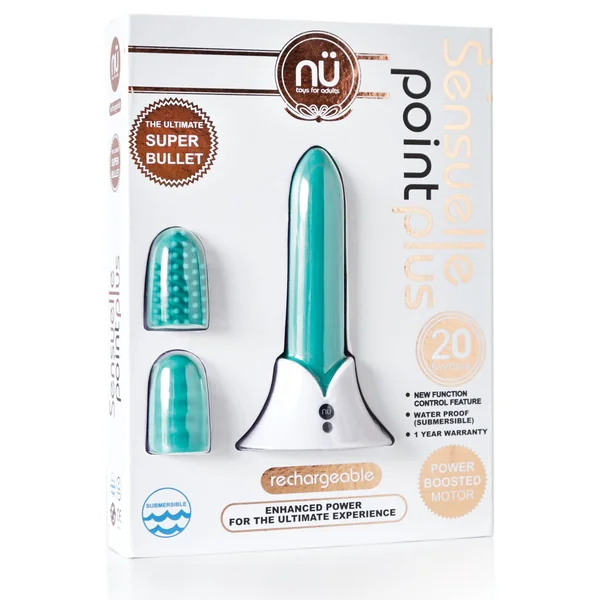 Sensuelle Point Plus Rechargeable Bullet - Tiffany Blue