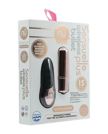 Sensuelle Remote Control Wireless Bullet Plus - Rose Gold