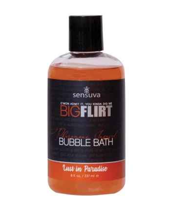 Sensuva Big Flirt Pheromone Bubble Bath – 8 oz Lust In Paradise