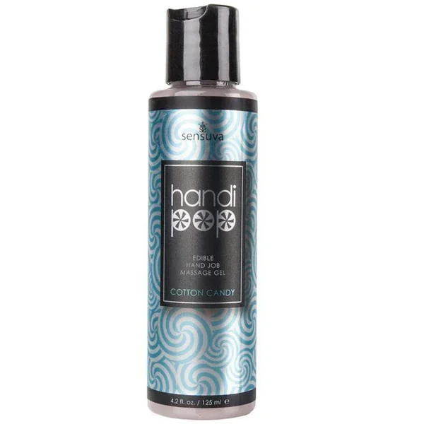 Sensuva Handipop Handjob Massage Gel – Cotton Candy – 4.2 Oz.