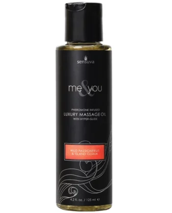 Sensuva Me & You Luxury Massage Oil - Passion Fruit/Guava 4.2oz