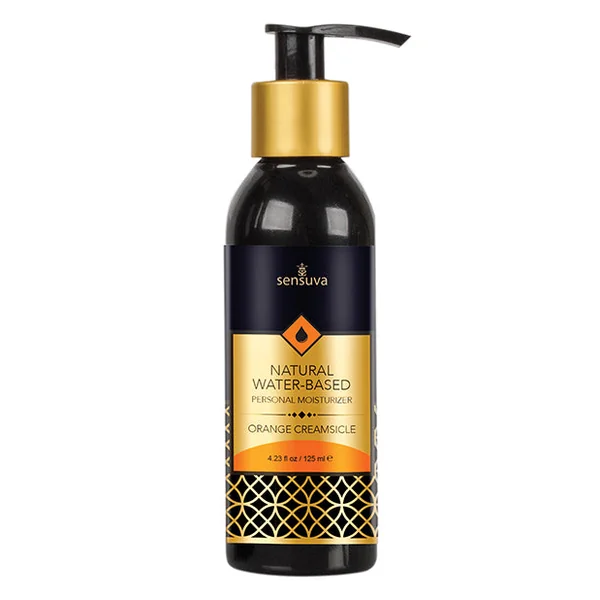 Sensuva Natural Water Based Personal Moisturizer - 4.23 Oz Orange Creamsicle