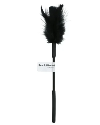 Sex and Mischief Feather Tickler - Black