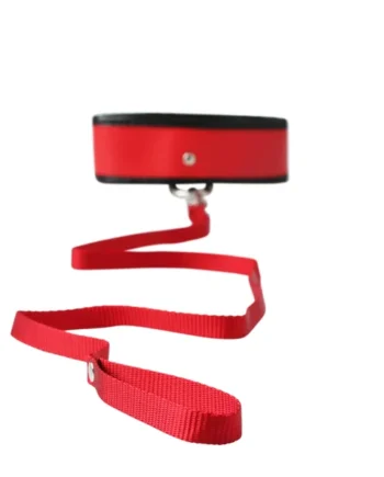 Sex and Mischief Leash and Collar - Red