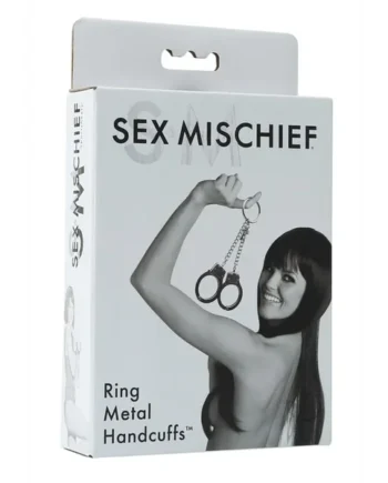 Sex And Mischief Ring Metal Handcuffs Sportsheets