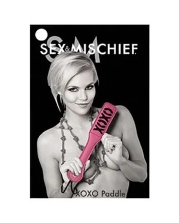 Sex and Mischief Xoxo Paddle - Pink