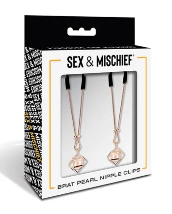 Sex & Mischief Brat Pearl Nipple Clips