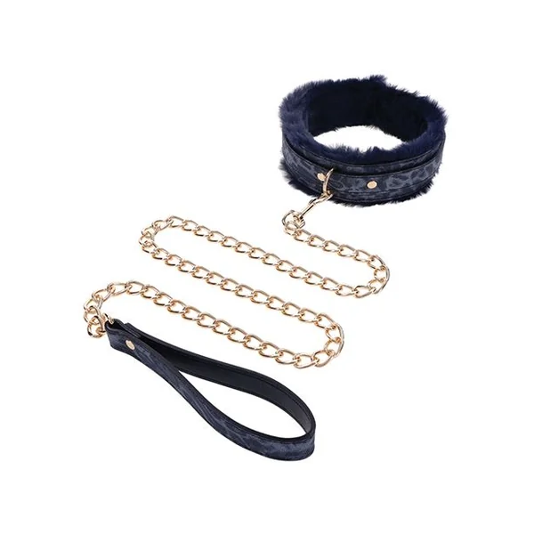 Sex & Mischief Cougar Fur Collar & Leash