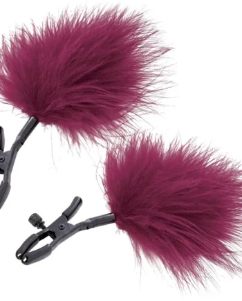 Sex & Mischief Enchanted Feather Nipple Clamps by Sportsheets