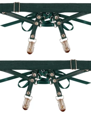 Sex & Mischief Indica Laced Up Garter By Sportsheets