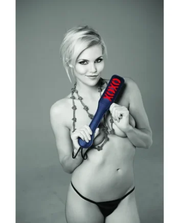 SEX & MISCHIEF XOXO PADDLE BLACK