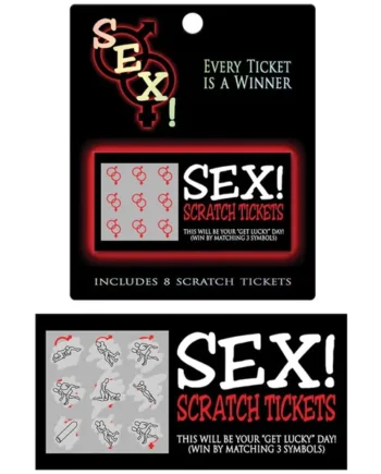 SEX! Scratcher Tickets (8 Pack)