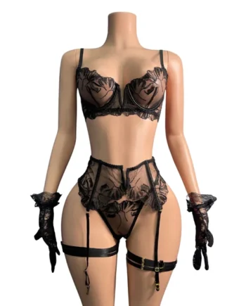 Sexy 3pc Lingerie Set #027