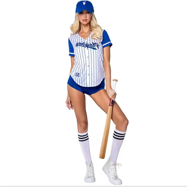 Sexy Baseball Player Halloween Costume #020