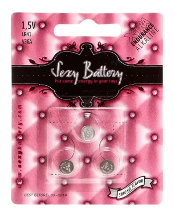 Sexy Battery Xtra Endurance Alkaline Batteries LR41 V3GA/ 1.5V (3 Pack)