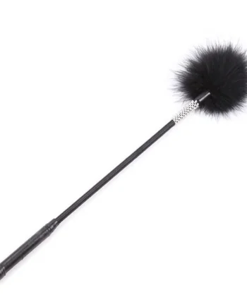 Sexyland Diamante Tip Faux Feather Tickler With Long Handle