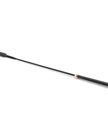 Sexyland Faux Leather Riding Crop With Gold Tip Handle