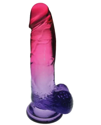 Shades - 8 Inch Gradient Dong - Pink and Plum