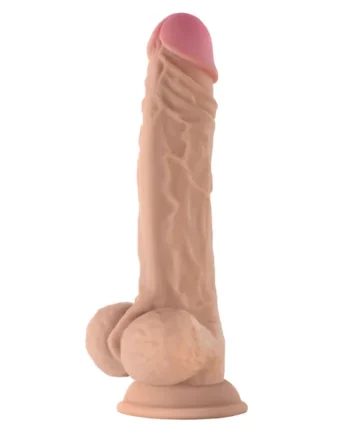 Shaft Flexiskin Liquid Silicone Realistic 10.5" Dildo With Balls