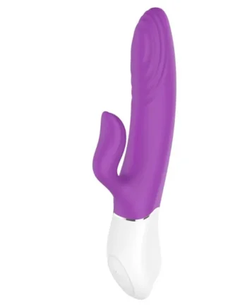 S-Hande Lighter Thrusting Rabbit Vibrator Pink - Purple