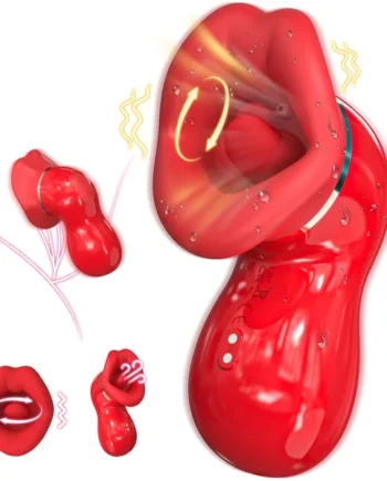 S-Hande Sucking Tongue Licking Adult Vibrator 9 Modes Vibrator