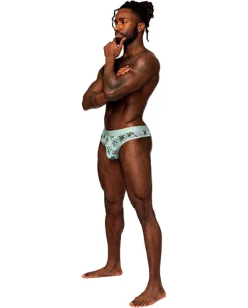 Sheer Print - Sheer Thong - Large/x-Large - Flamingo