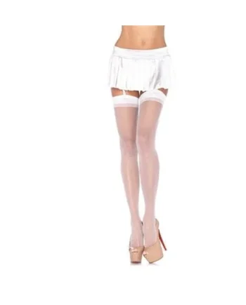Sheer Stockings - One Size - White