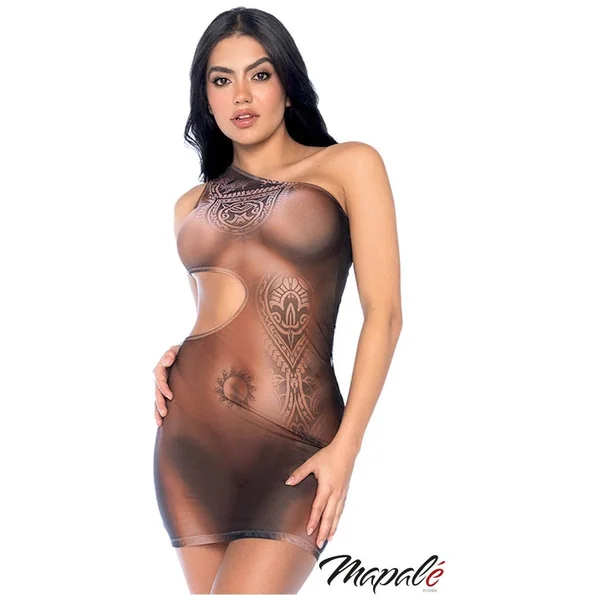 Sheer Tattoo Dress by Maple