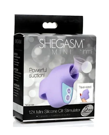 Shegasm “12X Mini Finger” Clitoral Stimulator -Purple