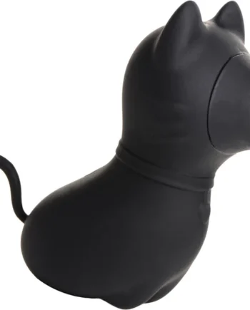 Shegasm Sucky Kitty Silicone Rechargeable Clitoral Pressure Wave Stimulator - Black