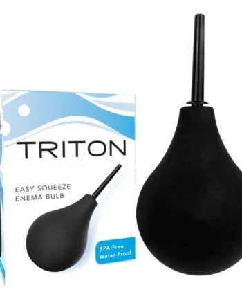 Shibari Triton Easy Squeeze Enema Bulb, 218m, Black