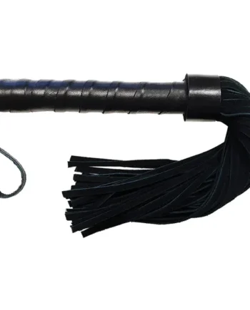 Short Suede Floffer with Leather Handl…