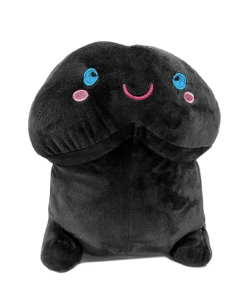 Shots Short Penis Plushie – Black 20″ / 50 cm