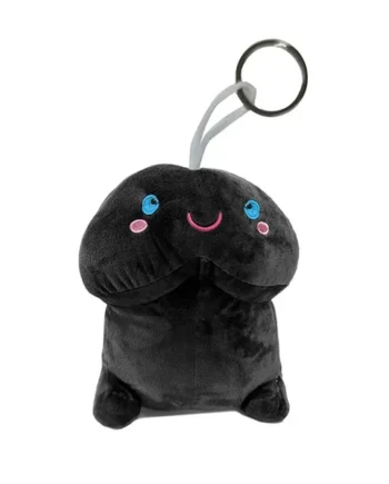 Shots Short Penis Plushie – Black 4″ / 10 cm