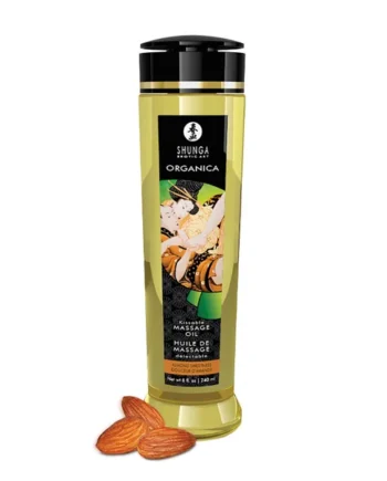Shunga – Erotic Massage Oil 8.4oz – Organica Almond Sweetness