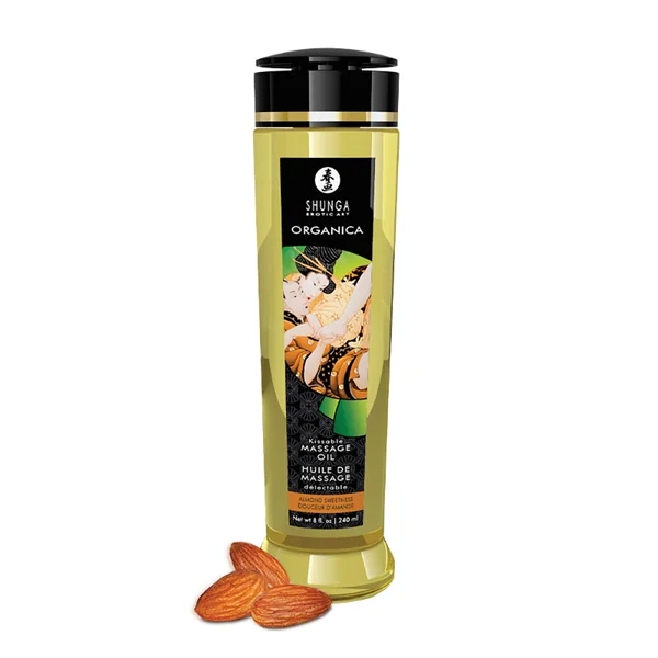 Shunga – Erotic Massage Oil 8.4oz – Organica Almond Sweetness