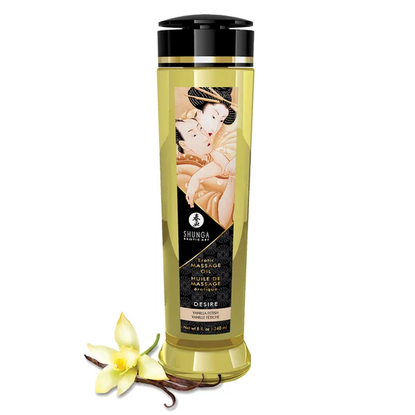 Shunga Erotic Scented Massage Oil - Vanilla Fetish