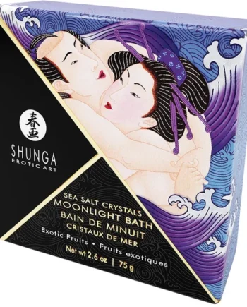Shunga Moonlight Bath Sea Salt Crystals-Exotic Fruits 2.6oz