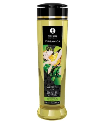 Shunga Organica Massage Oil - Exotic Green Tea 8oz