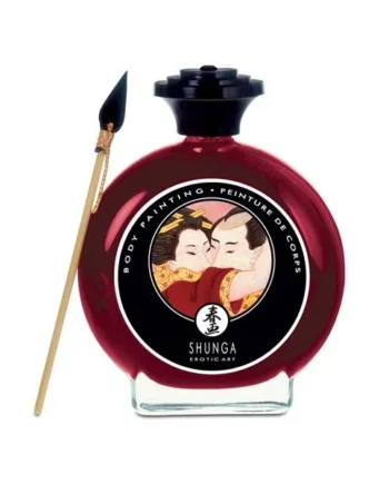 SHUNGA - STRAWBERRY AND CAVA BODY PAINTING