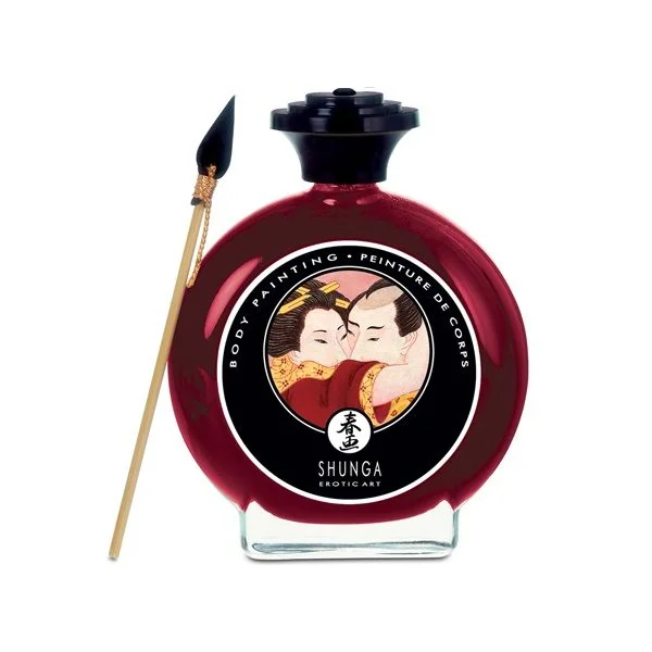 SHUNGA - STRAWBERRY AND CAVA BODY PAINTING