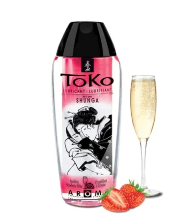 Shunga – Toko Lube Flavor 5.5oz – Strawberry Champagne