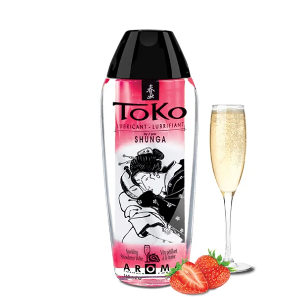 Shunga – Toko Lube Flavor 5.5oz – Strawberry Champagne