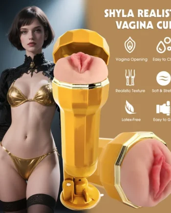 Shyla Realistic Vagina Cup auto masturbation cup for men sexy toys