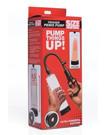 Si^e Matters Trigger Penis Pump – Clear